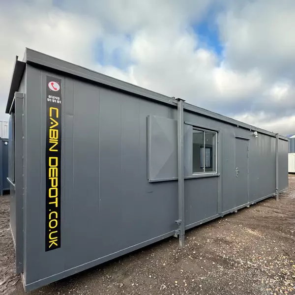 32x10ft CUSTOM Cabin Office, Canteen & New Premium Spec WC Shower Room No 985