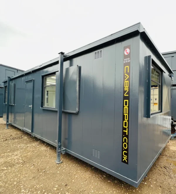 32x10ft Cabin Open Plan Office Canteen Anti Vandal Site Accommodation No 974