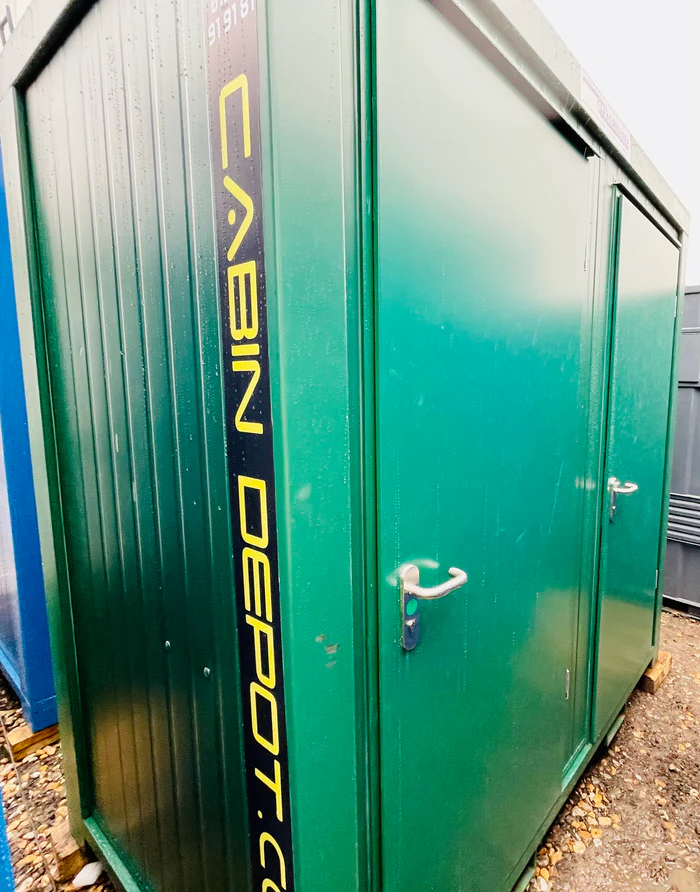 Double Toilet Blocks 8x5 Ft Toilet Blocks Cabin NEW Portable Toilet Blocks 1+1 Toilet Block Dark Green No 790G