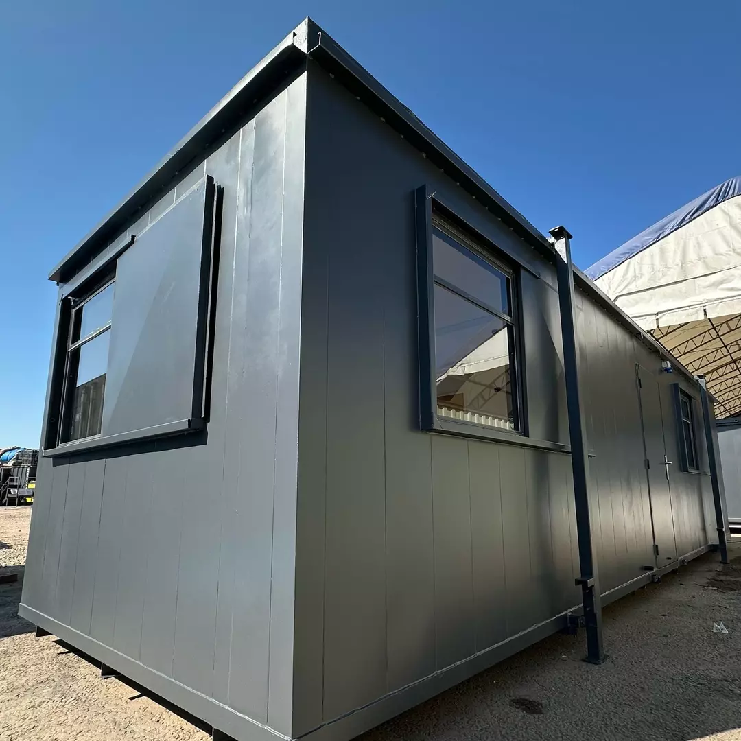 32x10ft Anti-Vandal Jack Leg Cabin with 2 Separate Rooms for Sale
