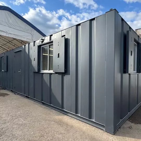 32ft Open Plan Office Anti-Vandal Portable Cabin for Sale