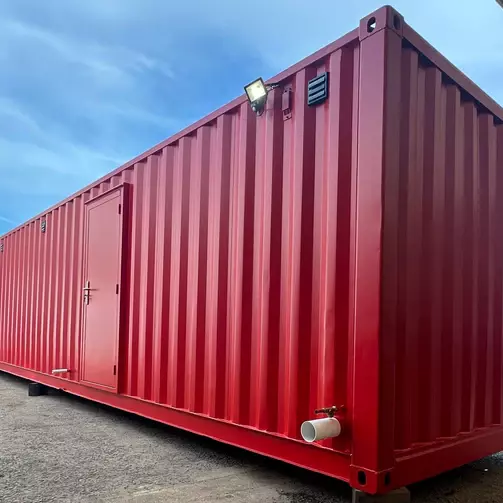 40x8ft Custom Shipping Container Conversion And Toilet Block with Showers For Sale
