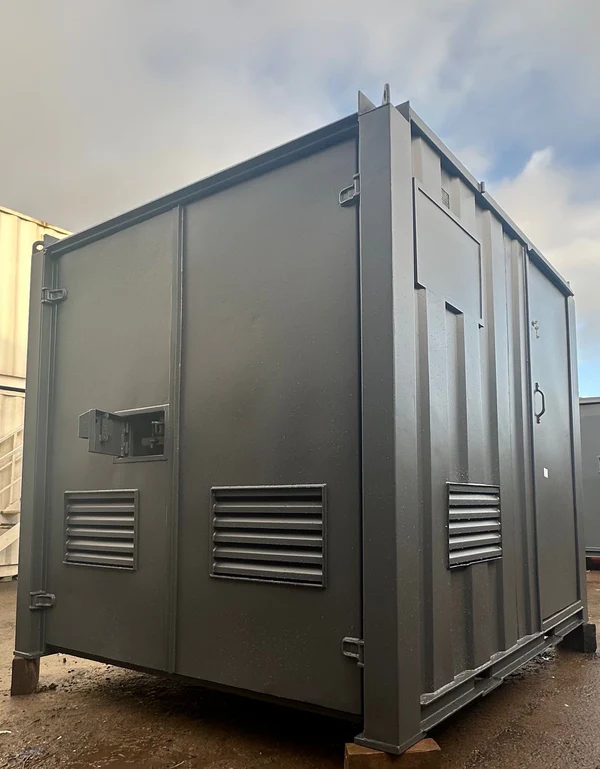 9x8ft Chemical Toilet Block with Drying Room for Sale