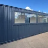 21x8ft Custom Cabin Open Plan Office / Canteen with Picture Windows For Sale