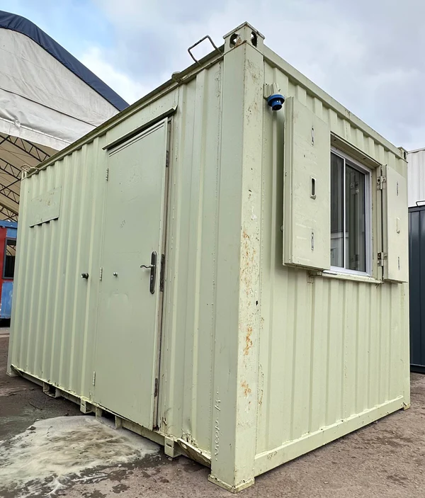 12x8ft Open Plan Portable Office Anti-Vandal Cabin For Sale