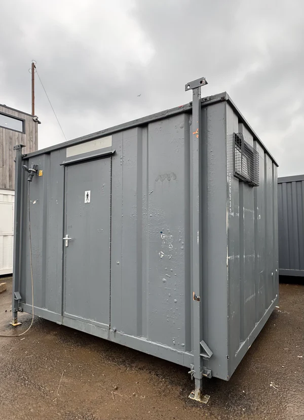 12 x 9ft 2+1 Toilet Block Portable Anti-Vandal Cabin for Sale