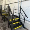 Steel Podium Steps for Toilet Blocks Steel Staircase Cabins For Sale