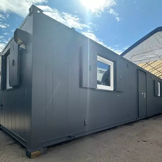 32x10ft Anti-Vandal Portable Cabin Open Plan Office And Canteen For Sale