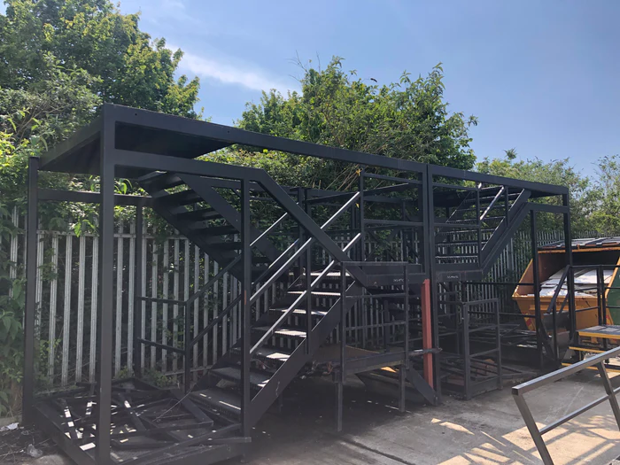 Modular Steel External Staircase for Sale