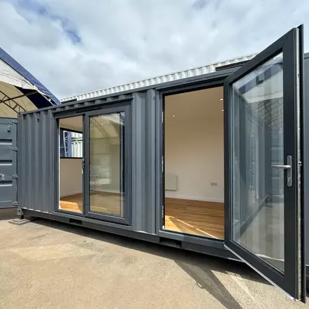 20x8ft Custom Shipping Container Conversion Garden Office For Sale