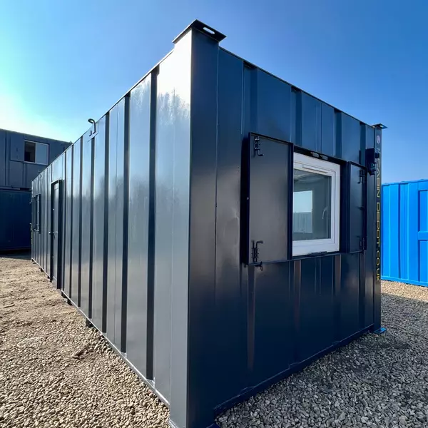 32x10ft Canteen And Office with Kitchenette Anti-Vandal Portable Cabin for Sale