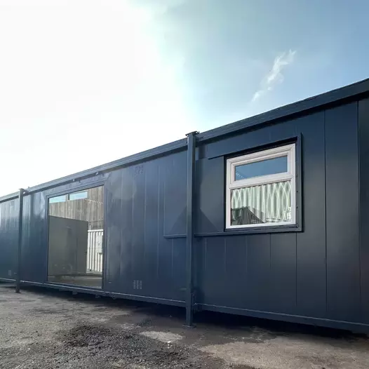 32x10ft Custom Office/Canteen Cabin with Picture Window For Sale