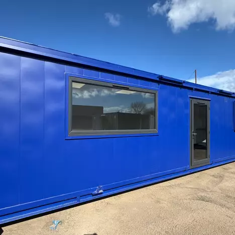 32x10ft Open Plan Canteen / Office Cabin For Sale