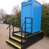 Stepped Waste Tank for Single Toilet Block
